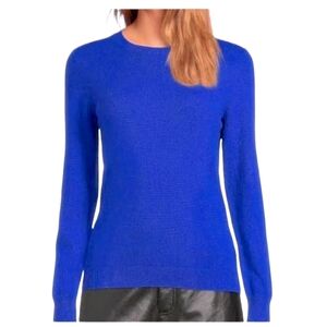 Antonio Melani 100% CASHMERE Sweater Size Small Royap Blue